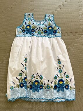 Girls embroidered dress